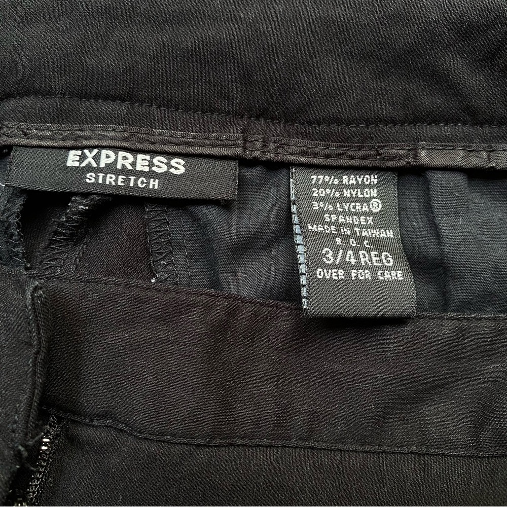 Express Stretch Split Flare Pants - image 2